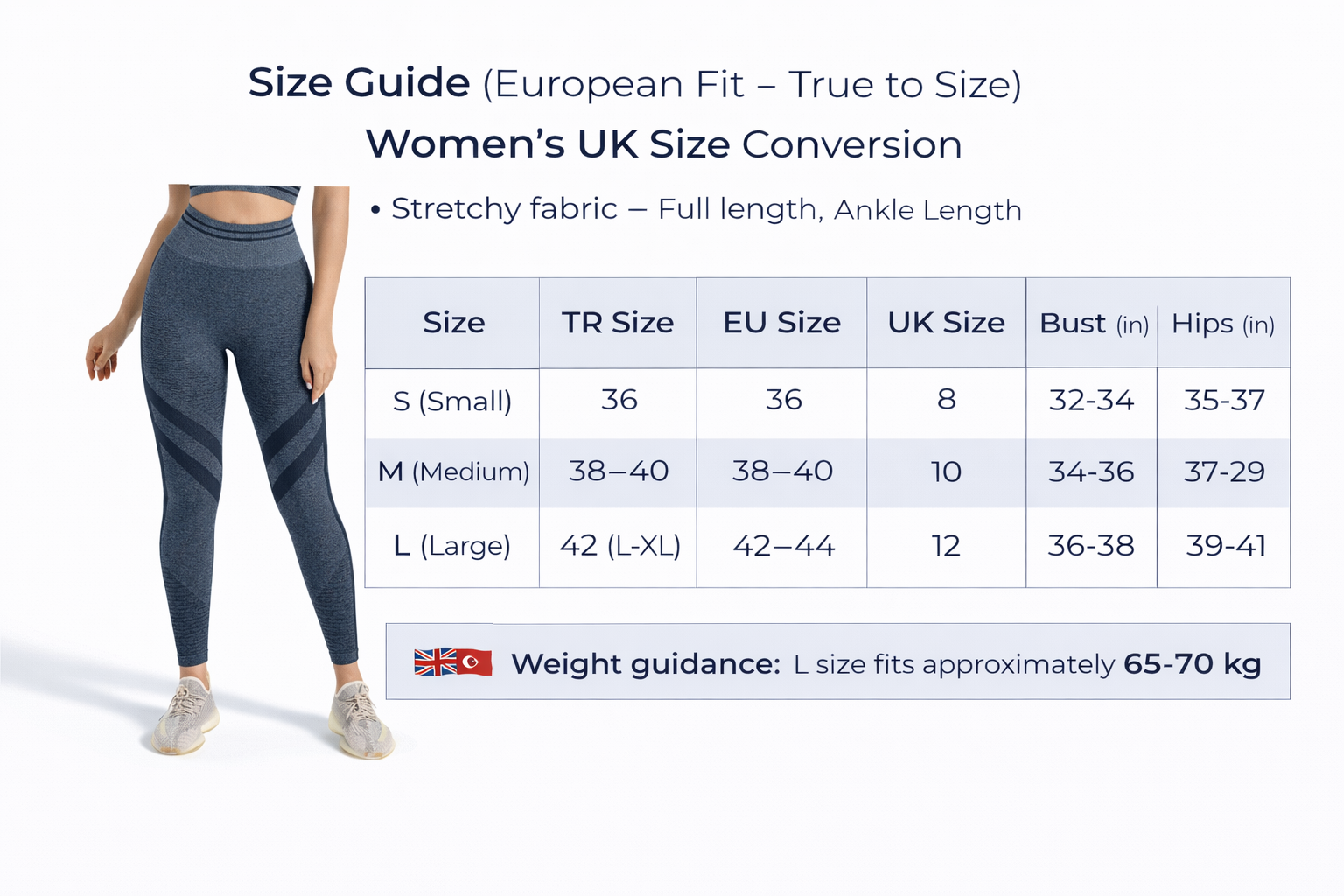 Toparlayıcı Yüksek Bel Seamless Spor Tayt – Push Up Etkili & Nefes Alabilir